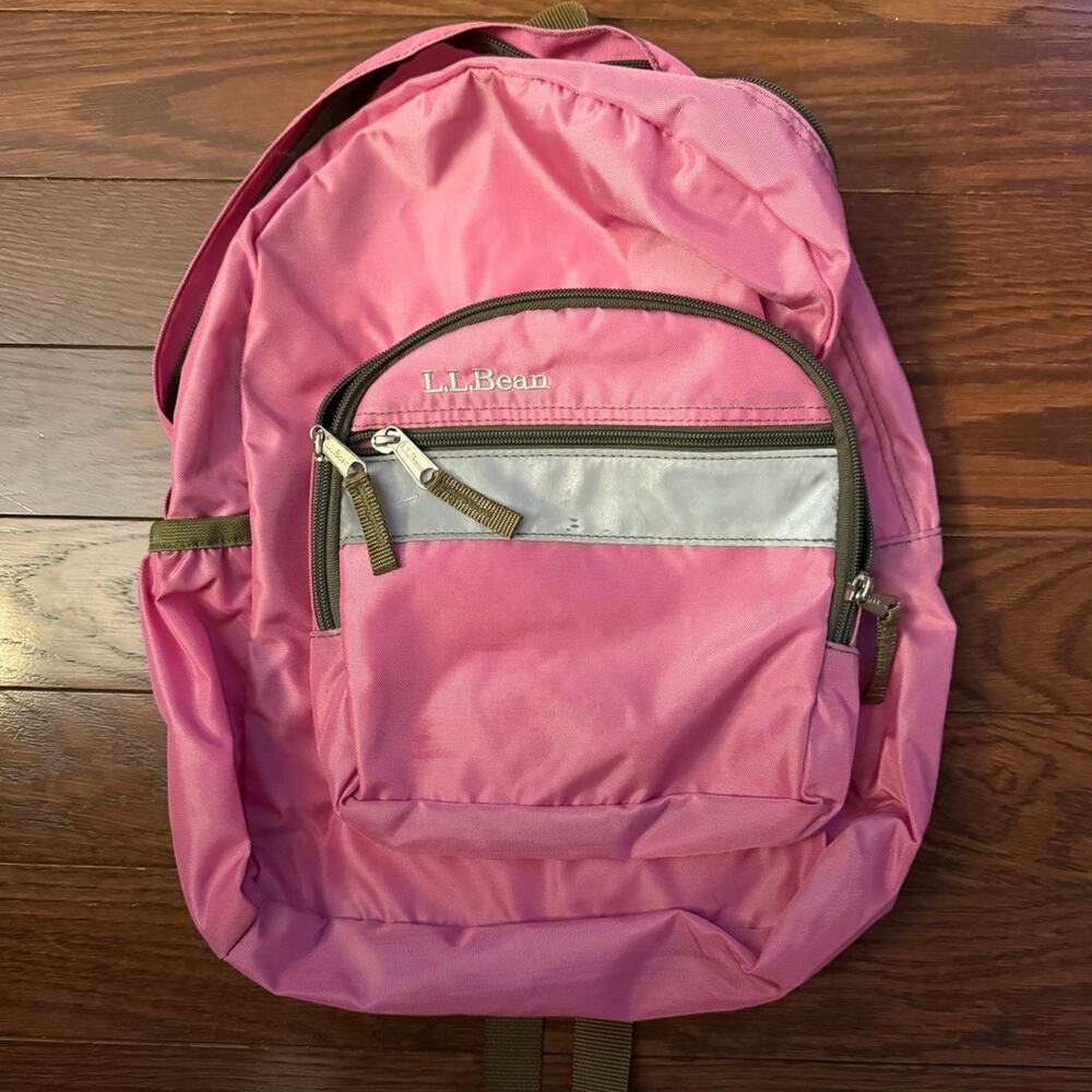 L.L. Bean Hot Pink Junior Original Book Pack, 17L